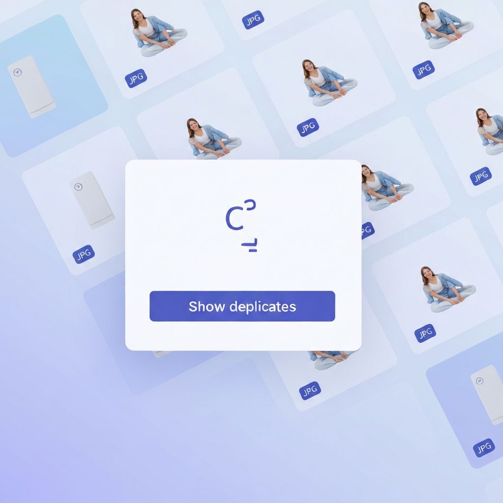 Duplicate Finder at Upload